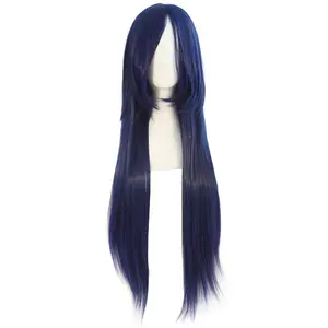 32" 80cm Long Straight Anime Costume Cosplay Wig Party Wig