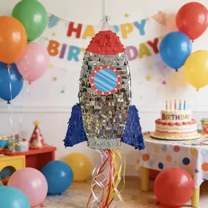 Game Controller Style Pinata Set, Blue Color Game Controller Pinatas, Holiday Party Activities, Fun Party Decorations