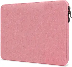 13-Inch Laptop Sleeve Case for 2026-2024 MacBook Air 13.6 inch M5 M4 M3 Chip (A3449/A3240) & MacBook Neo 13'' A18 Accessory Traveling Carrying Bag Cover Water-resistant Case (Pink)