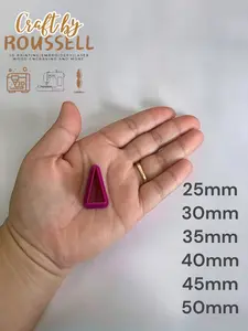 Triangle Polymer Clay Cutter: 3D Printed Craft Tool