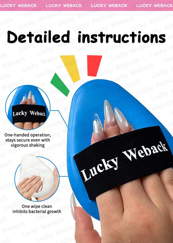 Weback Jumbo Body Puff – Super Soft, Quick Application, Saves Lotion & Oil, Easy to Clean for Body Lotion, Sunscreen