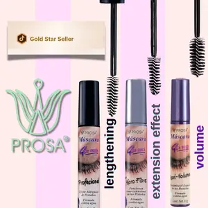 Viral Prosa Mascara Set of 3 - Lash Set Mascara Mexicana Alargadora + Efecto Extension + Volumen Mega Volume Mineral Waterproof Ultra Volume - Cosmetic Smudgeproof Volumizing