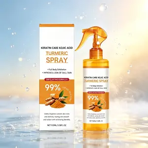 Turmeric Exfoliating Spray 100ml – Full Body Exfoliation for Smooth, Refreshed Skin, Gentle Keratin Formula