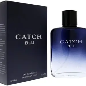 Catch Blu Eau de Toilette for Men - 100ml Long Lasting Fragrance - Sexy and Attractive Scent