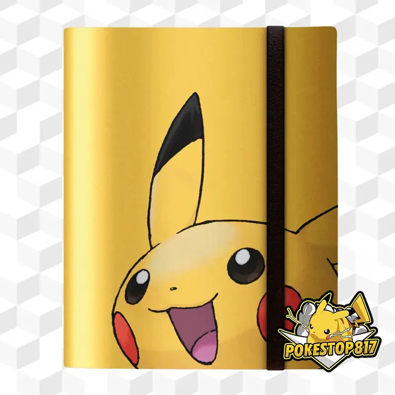 detective pikachu card binder Ultra Pro 2025 Pokemon 9 Pocket Featuring Trading Card Binder Holds 360 Cards Side Loading Organizer for TCG Collectors with Elastic Strap Closure for Sleeved Cards : Toys & Games Pokemon Pikachu 9-Pocket Zippered Pro-Binder