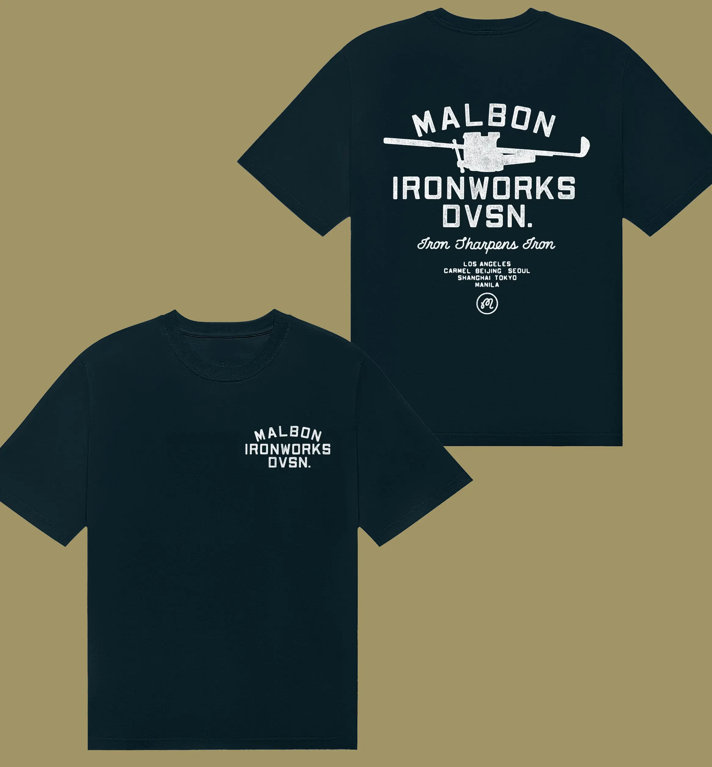 Malbon Golf Ironworks Division Shirt, Vintage Iron Sharpens Iron T-Shirt, Minimalist Golf Streetwear Graphic Tee, Trendy Golf Apparel, Gift for Golfer