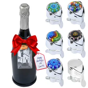 Champagne Stopper for Champagne & Wine – A Great Gift - Includes a Hanging Gift Box, Airtight & Stainless Steel, Preserves Taste & CO2, Pro Grade