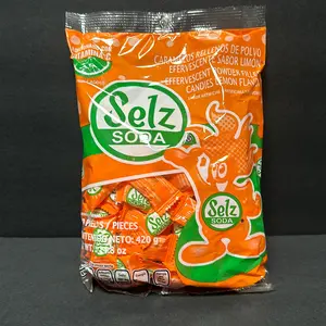 Selz Soda Lemon Powder Filled Hard Candy 14.82 Oz by Selz Soda