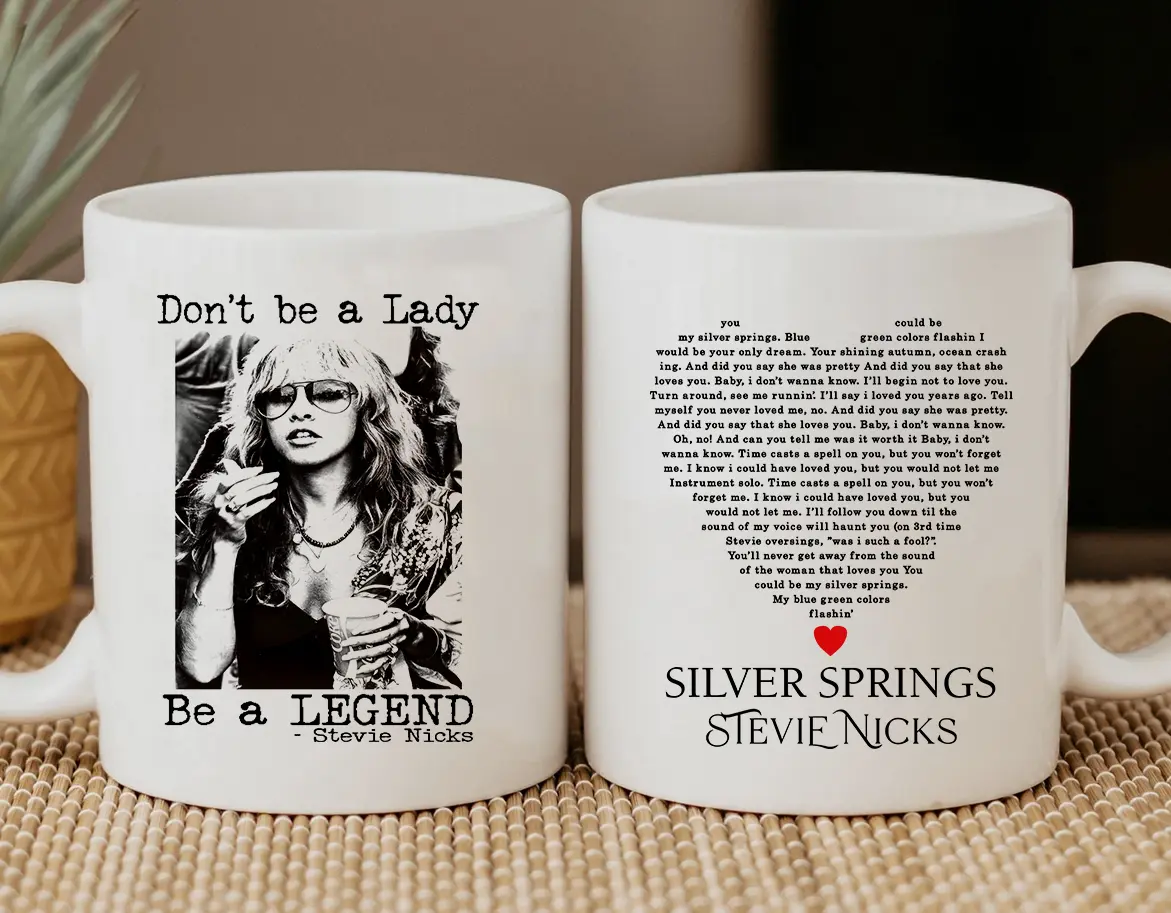 Stevie Nicks Silver Springs Mug, Gift For Her