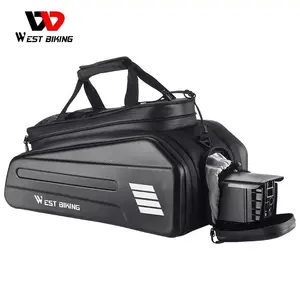 WEST BIKING Waterproof E-bike Battery Bike Pannier Hard Shell Bicycle Bag 10-20L