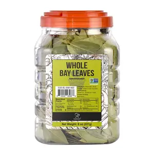 Soeos Bay Leaves, 8 oz (227g), Non-GMO Verified, Dried Bay Leaf, Freshly Packed to Keep Fresh, Bay Laurel Herbs for Cooking,Bay Laurel Leaf,Green Spice Flavor