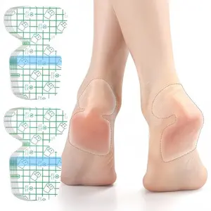 50pcs Invisible Heel Patches, Breathable Cushion Heel Stickers, Soft Skin-Friendly Pads, Comfortable for Daily Wear and Everyday Use