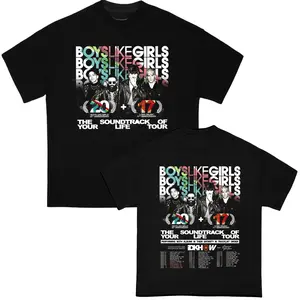 Boys Like Girls The Soundtrack Of Your Life Tour 2026 T-Shirt – Pop Punk Band Graphic Tee, Anniversary Tour Dates Shirt for Men & Women Fans, Alternative Rock Music Gift
