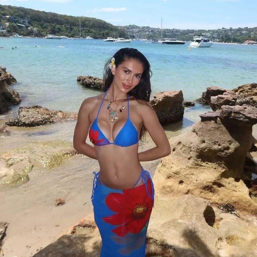 2026 New Women's 3-Piece Bikini Set – Sexy Tie-Up with Printed Long Skirt Cover-Up