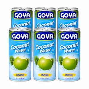 Goya Natural Coconut Water Beverage, 8.5 fl oz Flavor-Infused Drink