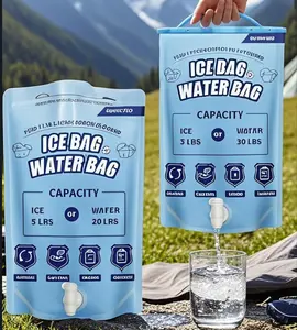 Leakproof Reusable Ice Pack for Coolers – Long Lasting Dry Cold Bag, Melt Water Safe, Ideal for Camping, Beach, Hiking, BBQ & Travel