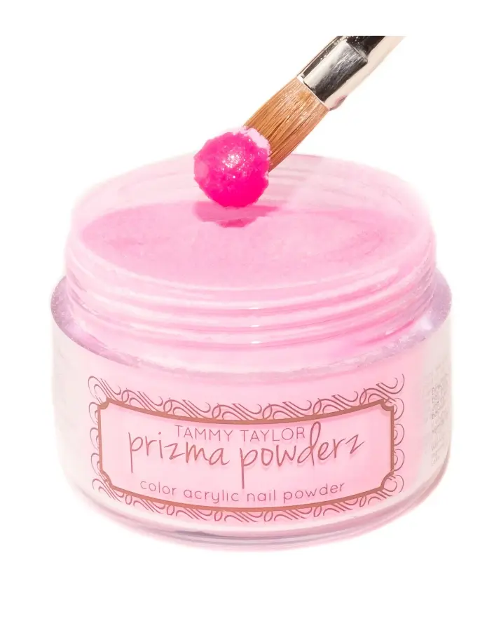 Tammy Taylor Prizma Acrylic Powder Party Girl #153, 1.5oz Vibrant Pink Hue, Nail Art Color Powder for Eye-Catching Designs, Nail Supplies