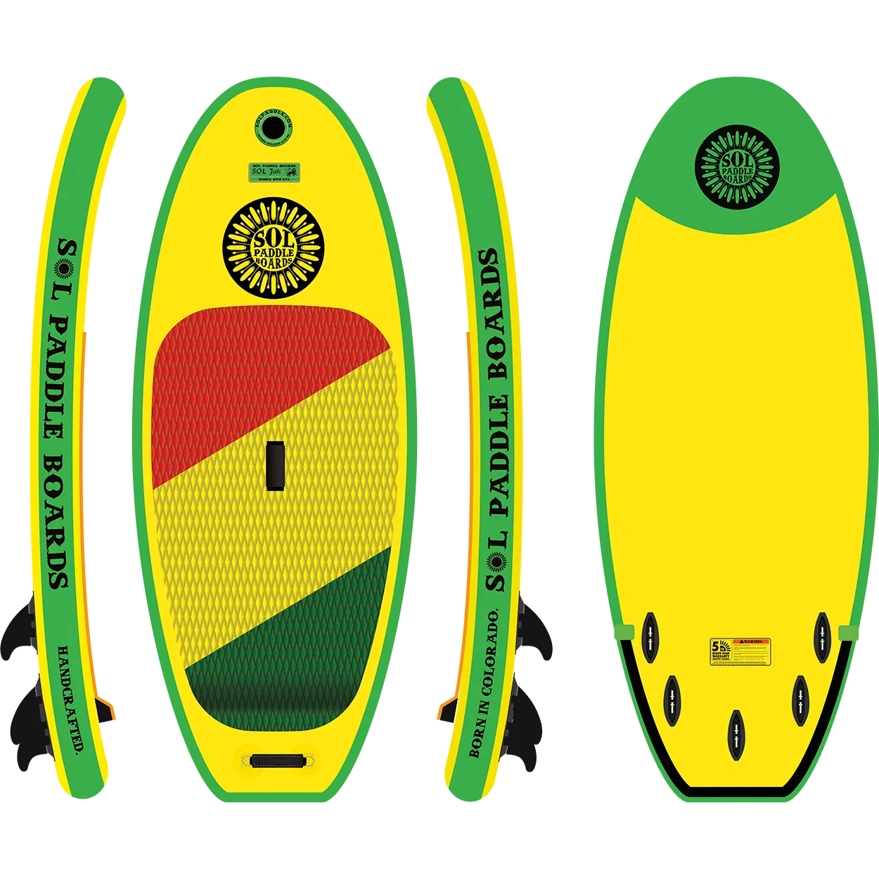 SOLjah Inflatable River Surfboard