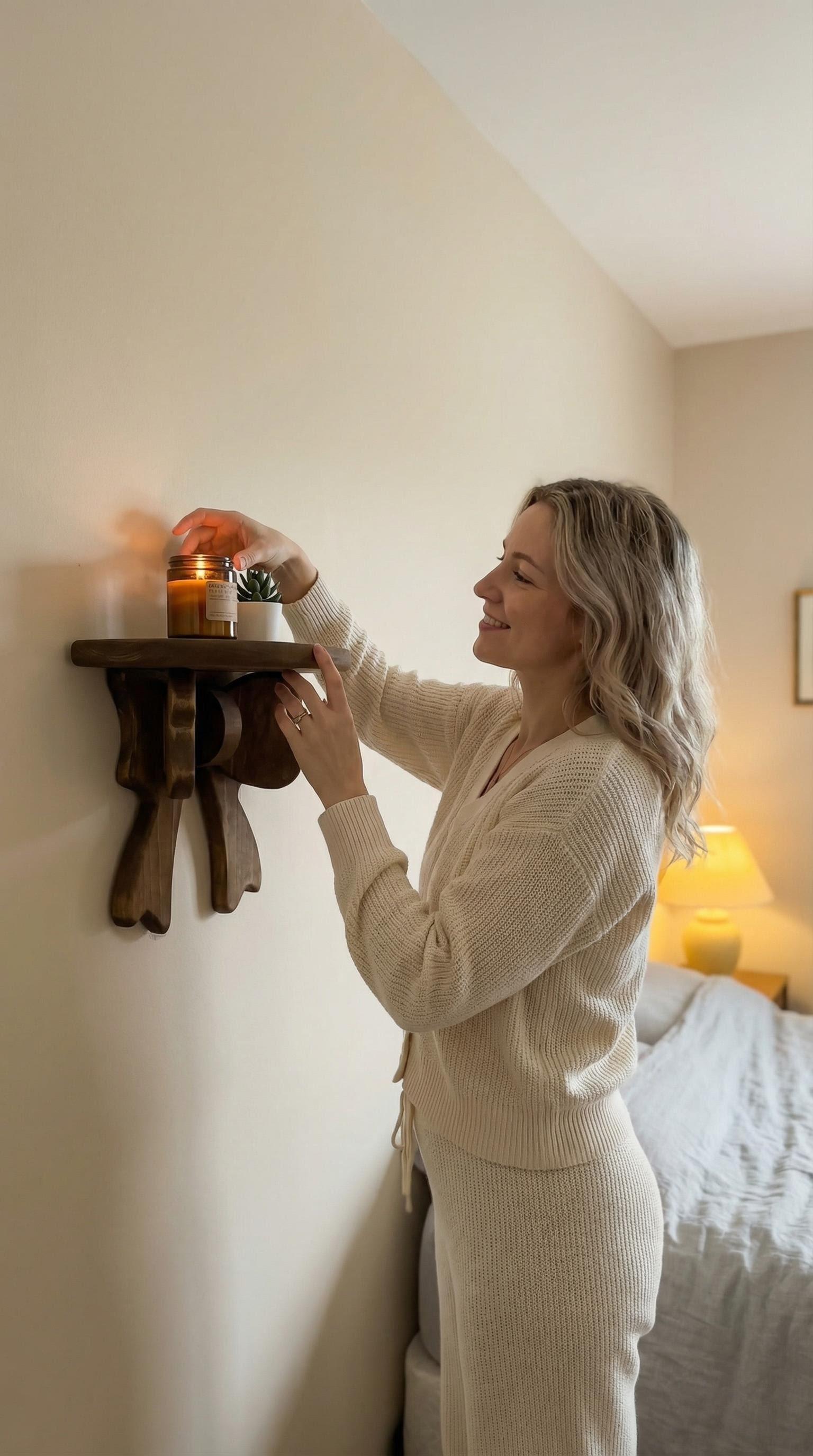 Vintage Wood Bow Wall Shelf - Cute Aesthetic Floating Shelf for Wall, Rustic Farmhouse Wooden Bow Display Stand, Space Saving Small Wall Shelves for Living Room Bedroom Bathroom, Perfect for Halloween Easter Thanksgiving Decor Vintage Wood Bow Wall Shelf - Cute Aesthetic Floating Shelf for Wall, Rustic Farmhouse Wooden Bow Display Stand, Space Saving Small Wall Shelves for Living Room Bedroom Bathroom, Perfect for Halloween Easter Thanksgiving Decor