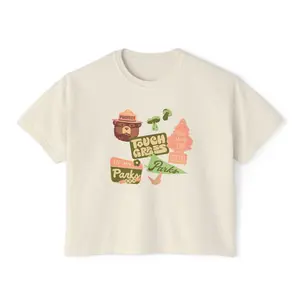 Park Stickers Comfort Colors Crop Tee