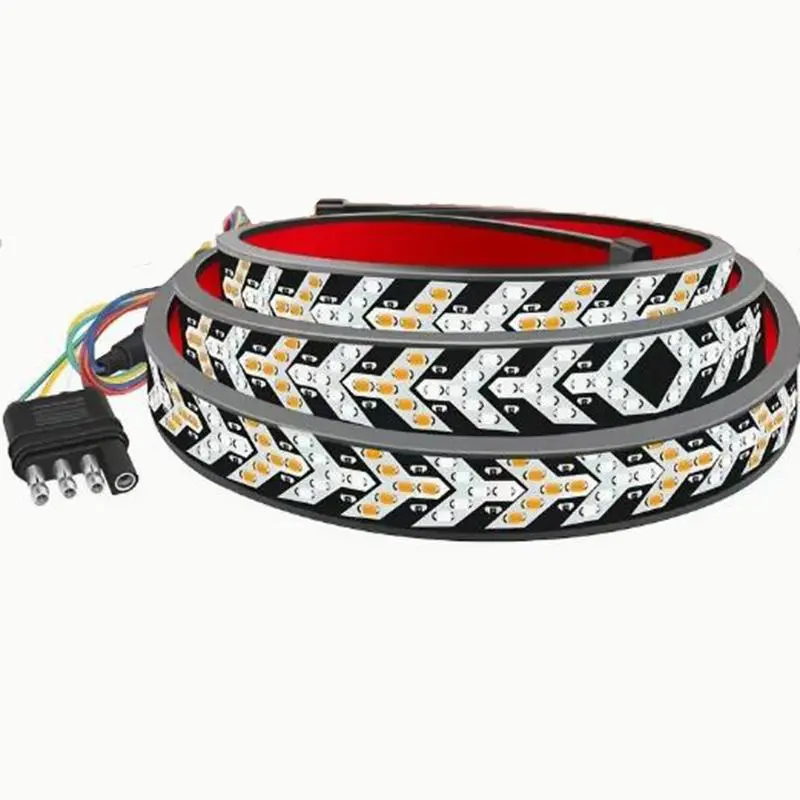 12V/24V LED Truck Tail Light Strip, Flexible Turn Signal Brake Light, Universal LED Car Exterior Signal Tail Light for Pickup SUV RV, Led Tailgate Lights