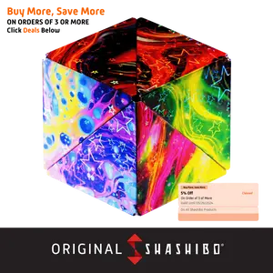Holographic 2.0 Series - Shashibo Magnetic Puzzle Cubes (4 Styles) infinity cube