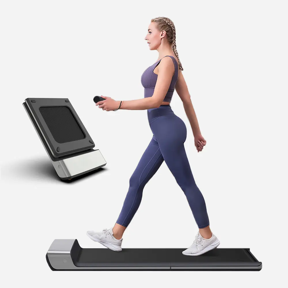 WalkingPad P1 Premium Classic Armless Treadmill - Home Gym Equipment, Sturdy Low Noise Motor, 300lbs Weight Capacity, Controller, Moving Wheels, Dual Shock Absorption, 12-Month Warranty, Portable Cardio Exercise Machine for Home & Office