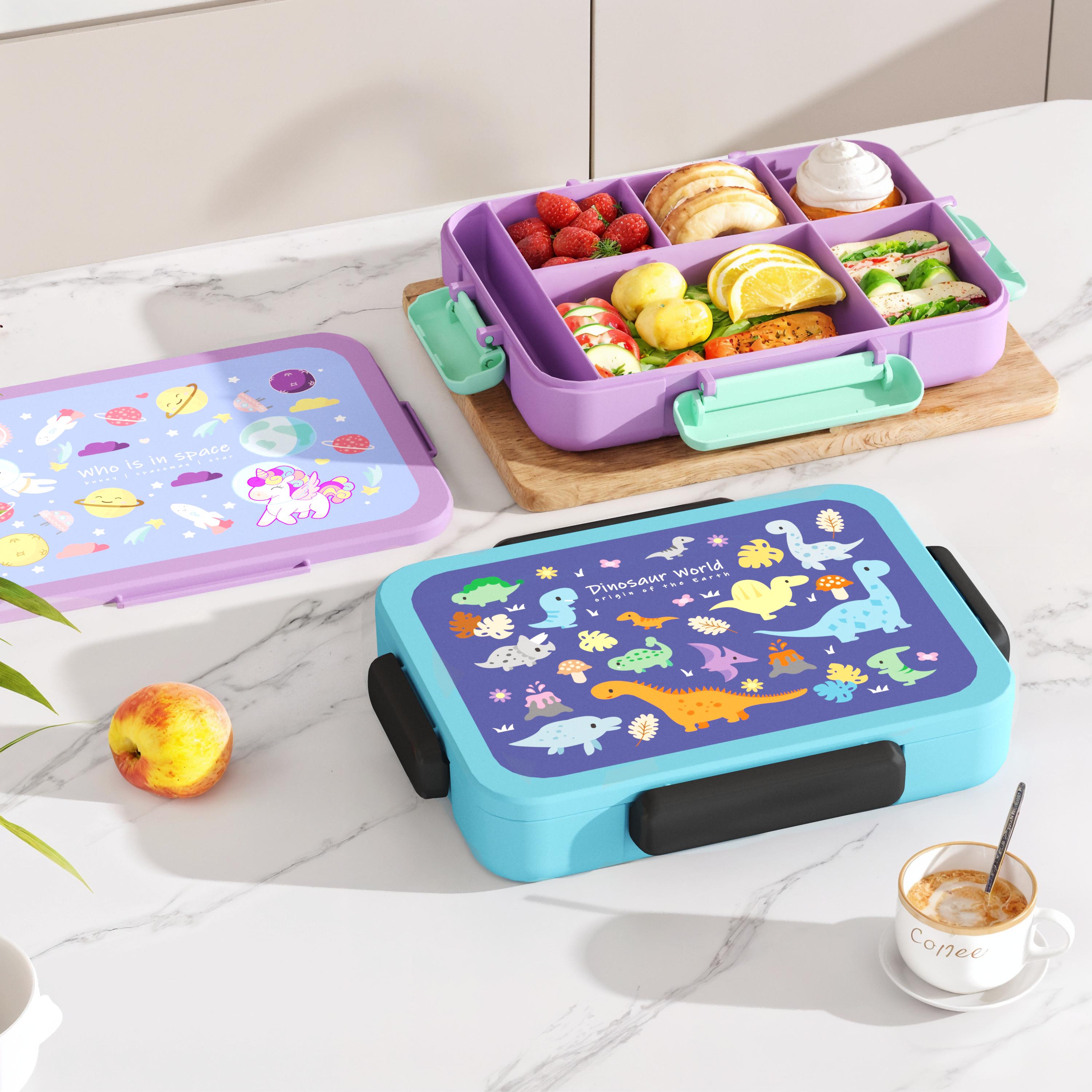Nifogo Bento Box, Lunch Box Containers, Mom's Choice, Ideal Leak-Proof, Microwave and Dishwasher Safe Lunch Box, Best Gift!