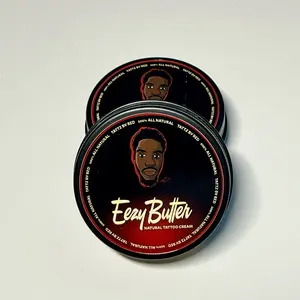 EezyButter All-Natural Tattoo Aftercare Cream - Hydrating Formula for Comfortable Healing, 100% Natural Ingredients