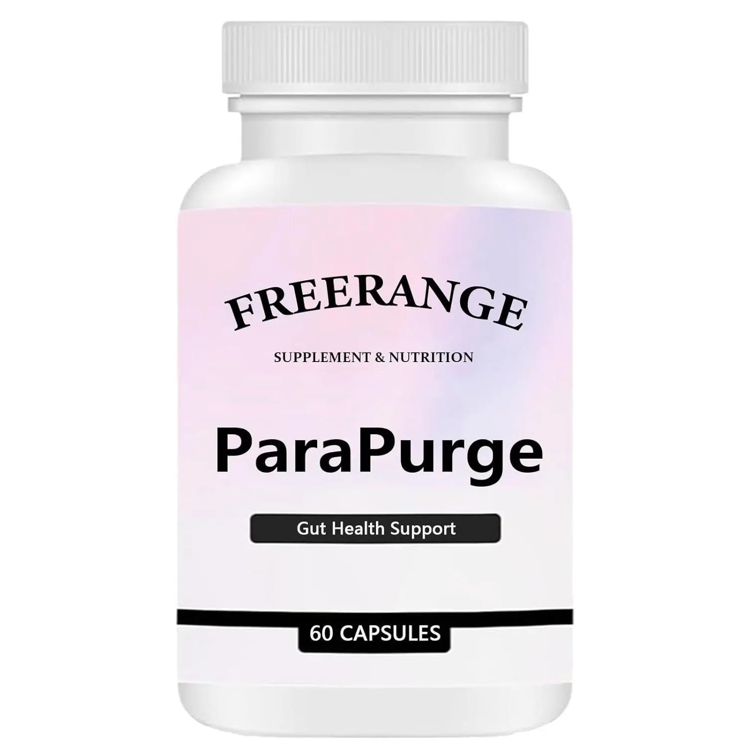 ParaPurge Gut Health Support Capsules Dietary Fibre Food Supplement 60 Count