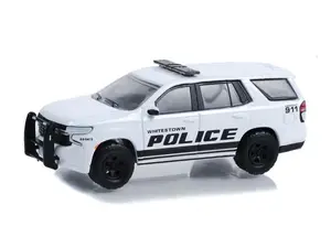 2022 Chevrolet Tahoe Police (PPV) - Whitestown Metropolitan Police Department Indiana Diecast 1:64 Scale Model - Greenlight 30360