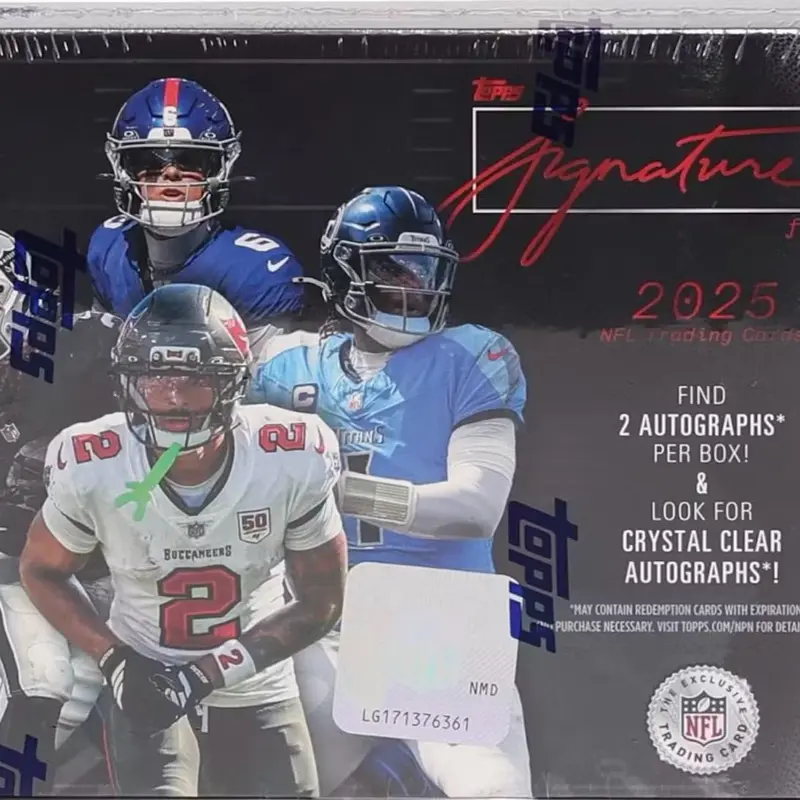 Topps signature hobby football box