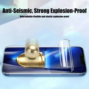 1-3Pcs HD Full Cover Hydrogel Film For iPhone 17 16 14 13 11 12 15 Pro Max Air Screen Protector For iPhone XR XS SE 2 Not Glass