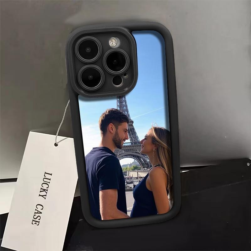 Phone case — A surprise for your anniversary! Custom photo phone case compatible with iPhone 15, 16, 17 Pro Max, 17 Air, 12, 13, 14 Pro