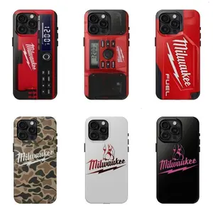 Milwaukee Shockproof Camo Tough Phone Case for iPhone 17 - 11 Pro Max Plus Mini X XR XS 7 8 Plus or SAMSUNG GALAXY S25 - S21 Ultra Plus