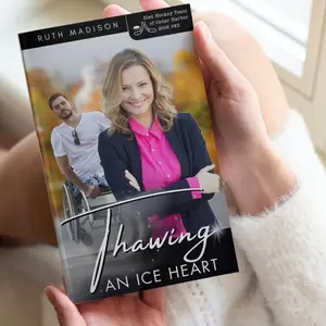 Thawing An Ice Heart - Signed Paperback - Ruth Madison - First Book In The Sled Hockey Series Of Cedar Harbor - Contemporary Romance, Small Town