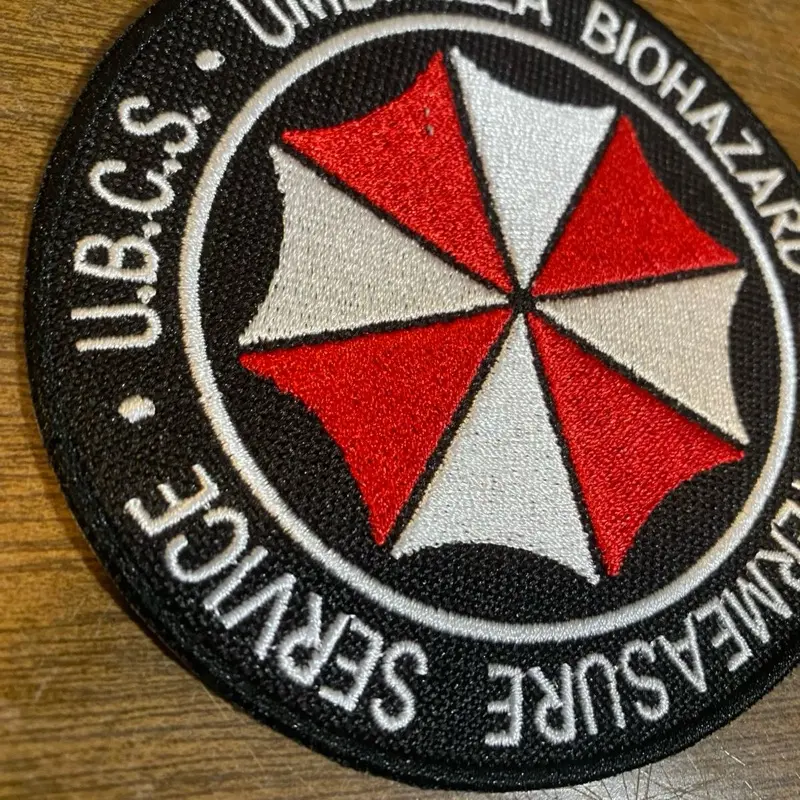 Resident Evil Umbrella Corporation Patch Brodée - Écusson Velcro Morale Tactical