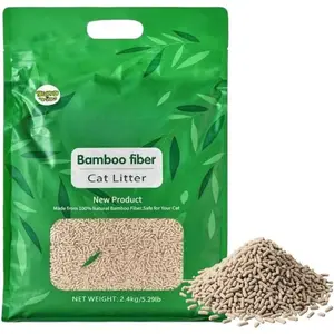 -Based  Fiber  Litter, Green & ,  Odor Control, No ,  Clumping, 99% Dust Free, 5.3Pounds,   Scent