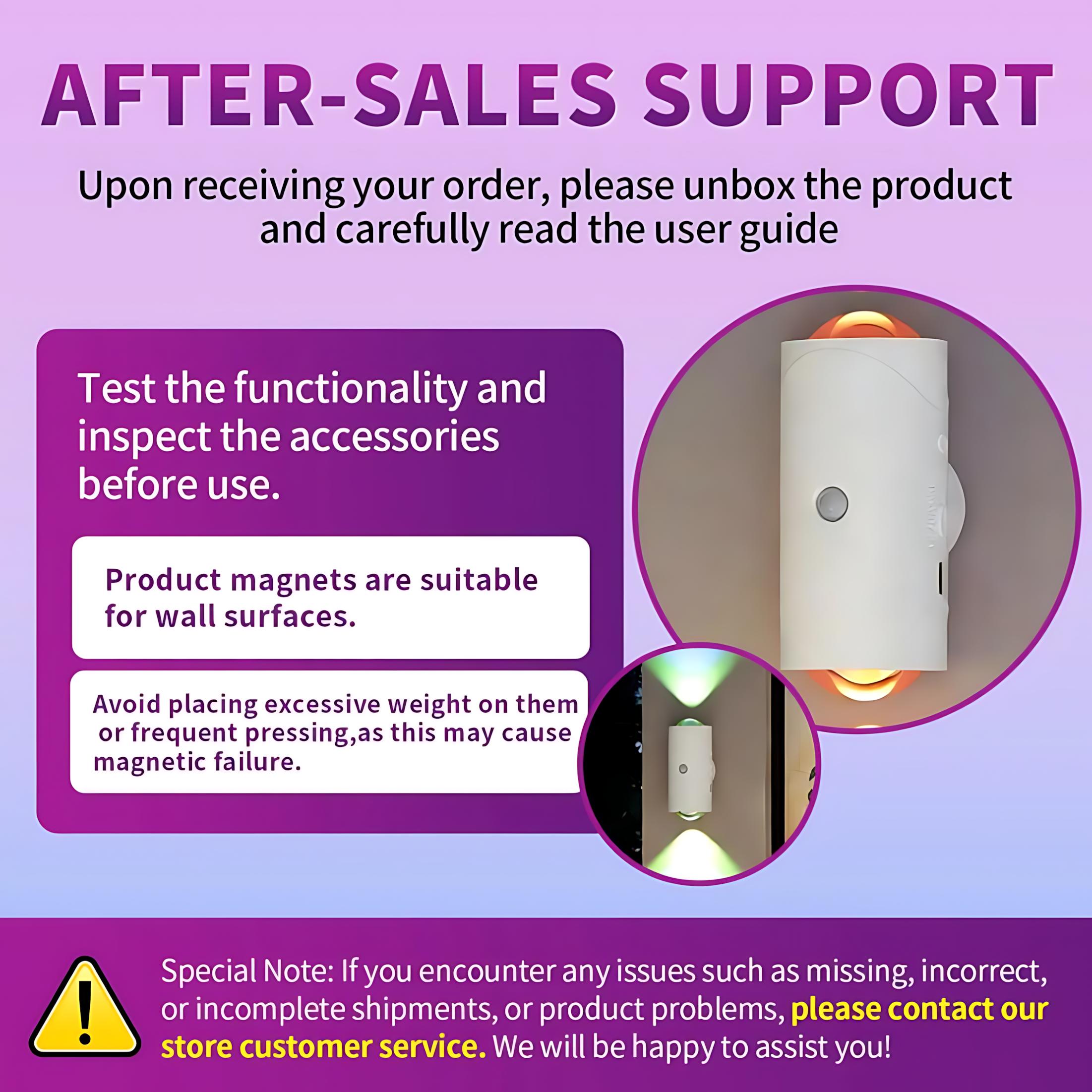 USB rechargeable smart LED night light with motion sensor, RGB gradient dimmable wall lamp, magnetic step lamp for bedroom, hallway, desk, stairs, or bathroom — indoor ambient lighting, no plug required, energy-saving, modern room decor