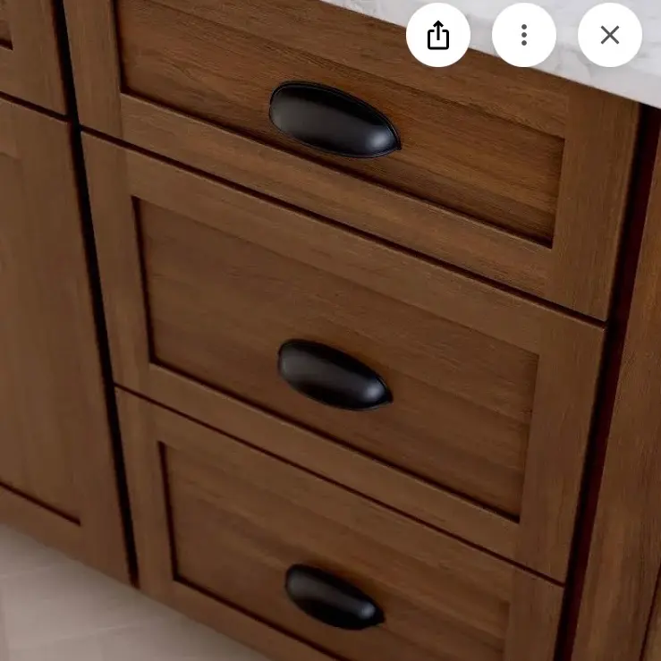 Allen & Roth Wellington 2-1/2 In. Matte Black Cabinet Pull Pack of 10 #5977706 for Modern Kitchen & Bathroom Design