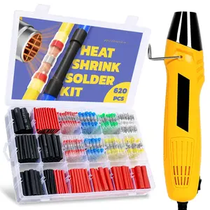 620 count  in One Set with Solder Seal Wire Connectors,3:1 Heat Shrink Tubing and Heat ,Solder Sticks Wire Terminals Electrical Connectors for Automotive, Marine, Trailer Wiring
