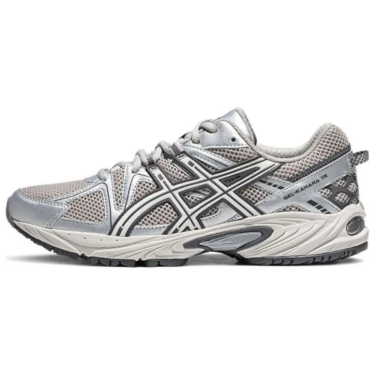ASICS Gel-Kahana Gray Durable Non-slip Low Top Commuter Running Shoes Unisex Grey 1203A390-021