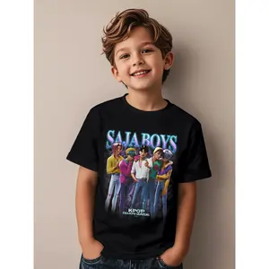 kpop-inspired Funny Aesthetic Graphic Kid T-Shirt Fashion Kid T Shirts Trending Tees Tops for Kid