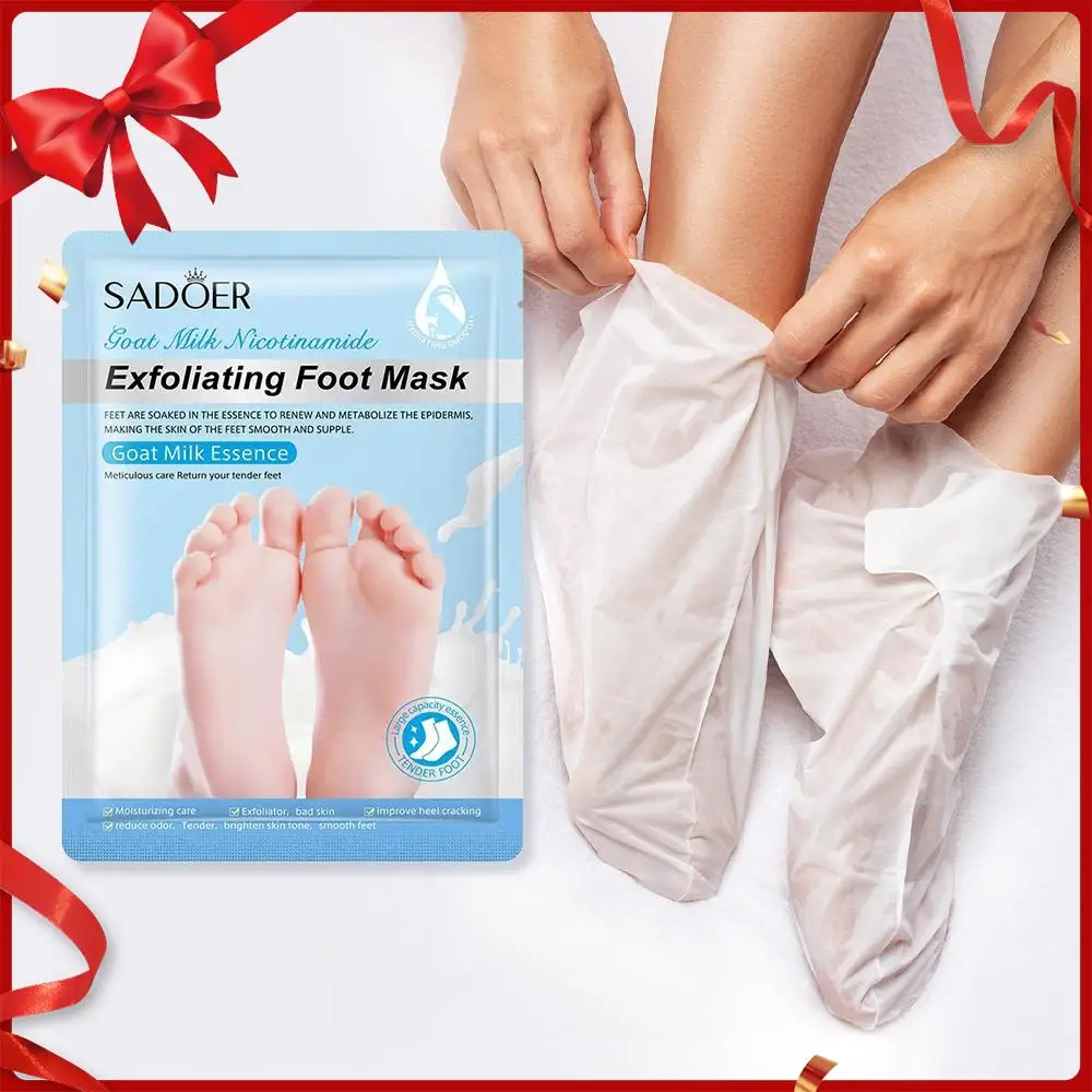 Hydrating Simply Exfoliating Foot Mask, 1 Pair Natural Moisturizing Hydrating Foot Mask, Exfoliating Intensive Foot Care Moisturizer Mask, Foot Dead S