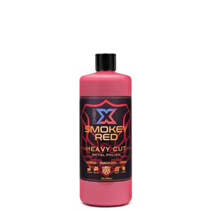 Smokey Red: Heavy Cut Metal Polish
