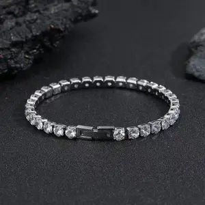 Summer Rhinestone Decorated Trendy Bangle, Rhinestone Bracelet, Elegant Fashion Accessories for Women & Men Daily Wear, Minimalist Aesthetic Jewelry Gift