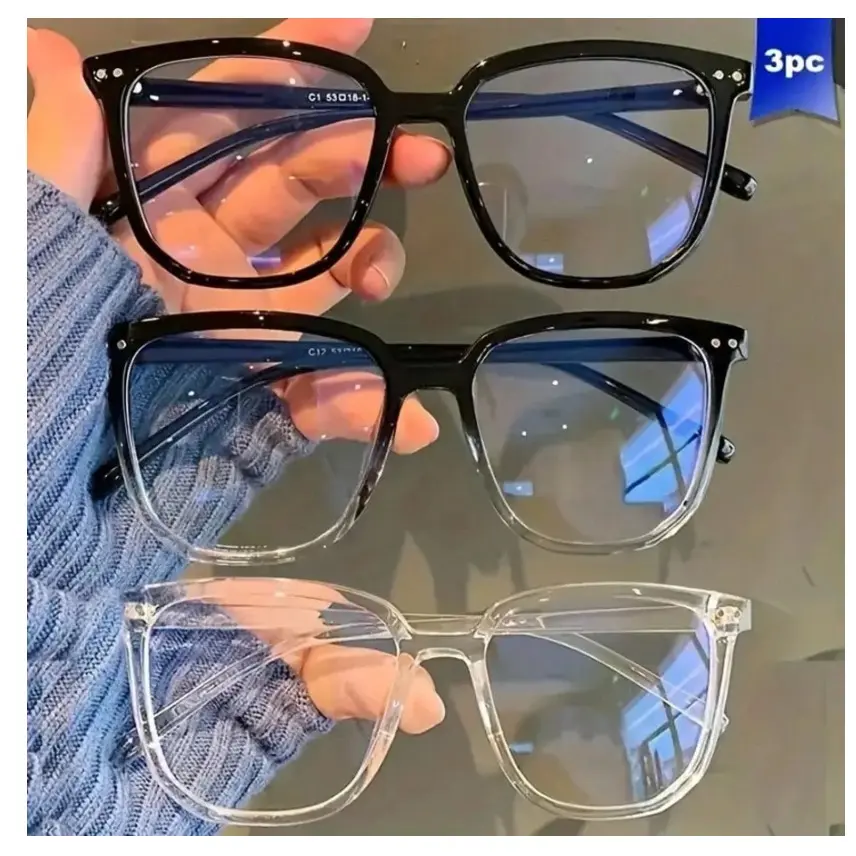 3PC Black+Black Clear+Clear