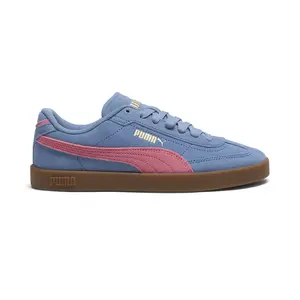 PUMA Womens Club Ii Era Suede Lace Up Sneakers Shoes Casual - Blue, Pink