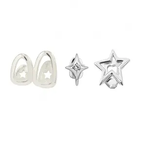 Star Design Crystal Tooth Caps, Fun & Eye-Catching Dental Accessory, Perfect for Unique Personal Expression, Model Xinghao 2
