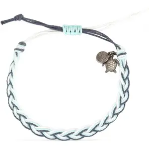 Braid Sea Turtle  Bracelet, helps save sea turtles, fully adjustable Men and Women